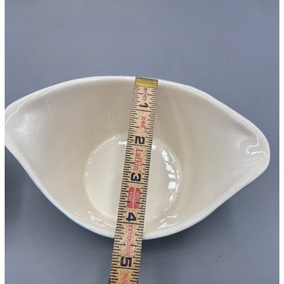 Vtg MCM Marcrest Swiss Alpine Chalet 3 Pc Platter Serving Bowl - Picture 9 of 14